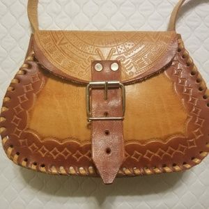 Aztec Design Genuine Leather Purse Unique
